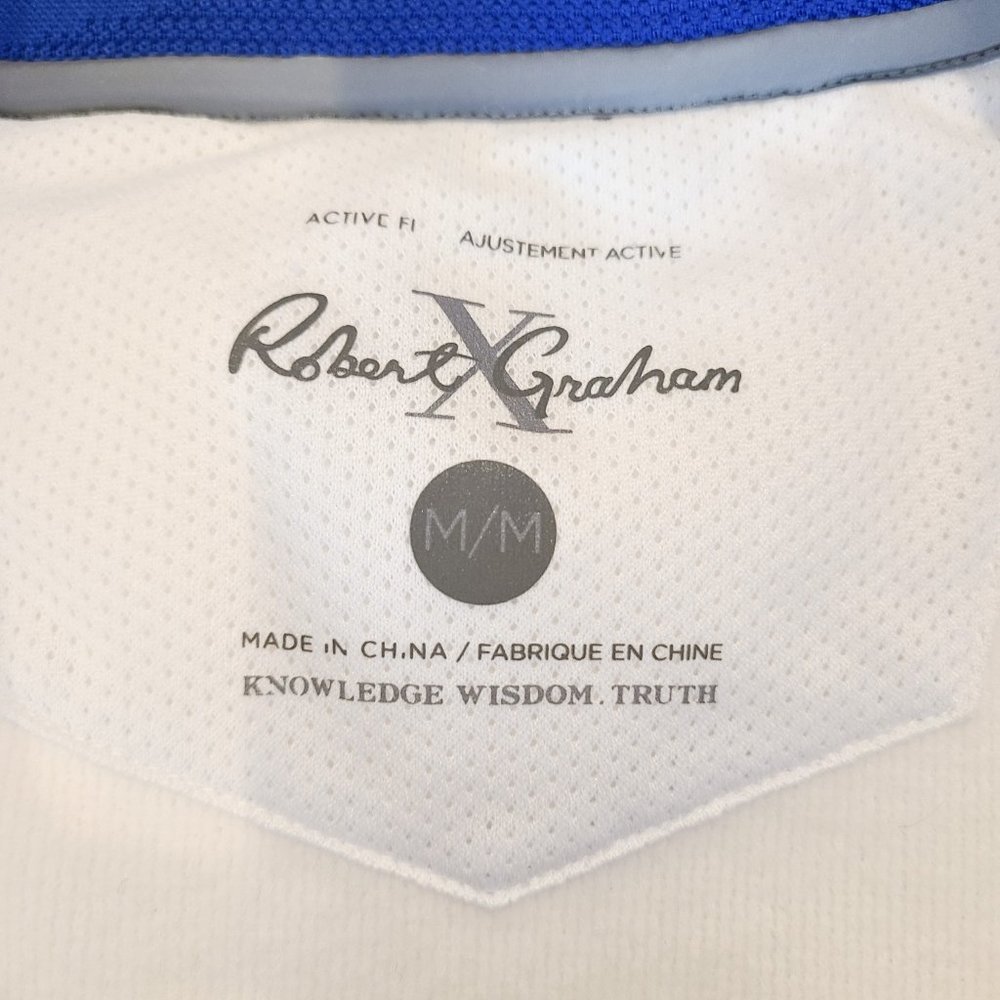 Robert Graham Stiles Quarter Zip Performance Vest - Size: M - Picture 11 of 14